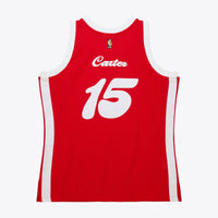 Memphis Grizzlies Vince Carter 2015 Hardwood Classics Authentic Jersey - Red