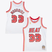 Miami Heat Alonzo Mourning 1996 Authentic Jersey - White