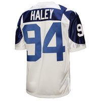 Dallas Cowboys 1994 Charles Haley White Authentic Throwback Retired Player Jersey