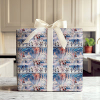 Watercolor Nutcracker Gift Wrap, Nutcracker Ballet Wrapping Paper, Christmas Ballet Wrapping Paper, Holiday Gift Wrap Roll for Dancers