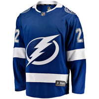 Tampa Bay Lightning Oliver Bjorkstrand Blue Home Breakaway Jersey