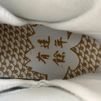 Low Top Sneakers, White Green Colorway, Lace Up Design, Casual Gift for Sneaker Fans