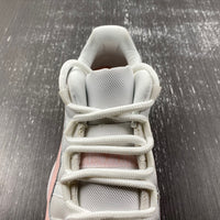 Low Top Sneakers, White Pink Colorway, Lace Up Design, Casual Gift for Sneaker Fans
