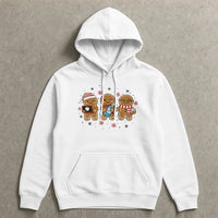 Gingerbread Sonographer Hoodie, Ultrasound Tech Christmas Hoodie, Adorable Radiology Holiday Hooded Sweatshirt, Sonography Xmas Present