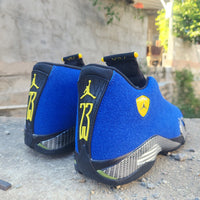 Mid Top Sneakers, Blue Colorway, Lace Up Design, Casual Gift for Sneaker Fans
