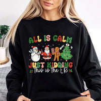 Emergency Room Holiday Crewneck, Humorous ER Nurse Christmas Sweatshirt, Medical Staff Pullover, Doctor Nurse Xmas Sweater, Winter Holiday Present