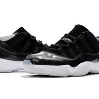 Retro Low Top Sneakers, Black White Colorway, Lace Up Design, Casual Gift for Sneaker Fans