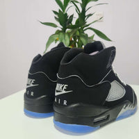 High Top Sneakers, Black Silver Colorway, Lace Up Design, Casual Gift for Sneaker Fans