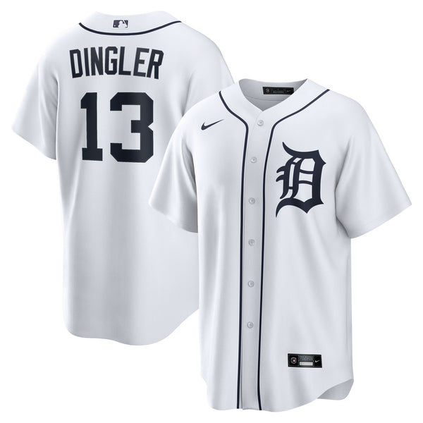 Detroit Tigers Dillon Dingler White Home Replica Jersey