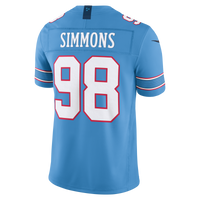 Tennessee Titans Jeffery Simmons Light Blue Team Stitched Limited Jersey