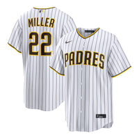 San Diego Padres Mason Miller White Home Replica Jersey