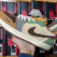 Retro Low Top Sneakers, Brown Colorway, Lace Up Design, Casual Gift for Sneaker Fans