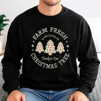 Holiday Cookie Sweatshirt, Farm Fresh Christmas Tree Sweatshirt, Adorable Xmas Bakery Sweatshirt, Comfy Winter Pullover, Holiday Season Crewneck