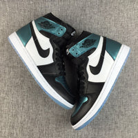 Sneakers, Black White Teal Colorway, Lace Up Design, Casual Gift for Sneaker Fans