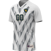 West Virginia Mountaineers Pick-A-Player NIL Lightweight Soccer Jersey - White