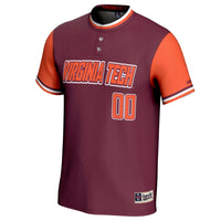 Virginia Tech Hokies NIL Pick-A-Player Lightweight Softball Jersey - Maroon