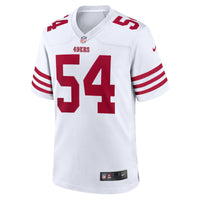 San Francisco 49ers Fred Warner White Player Game Jersey