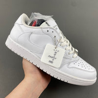 Low Top Sneakers, White Colorway, Reverse Hook Design, Lace Up Design, Casual Gift for Sneaker Fans