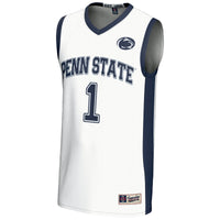 #1 Penn State Nittany Lions Lightweight Basketball Jersey - White