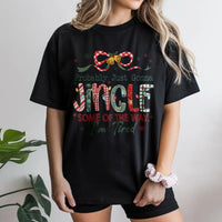 Humorous Tired Mom Christmas Shirt, Probably Just Gonna Jingle T-Shirt, Sarcastic Holiday Graphic Tee, Adorable Xmas Humor T-Shirt, Present for Women