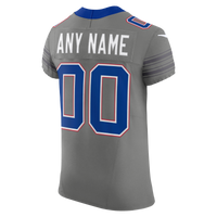 Buffalo Bills Gray Nickel City Custom Elite Jersey
