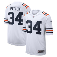 Chicago Bears Walter Payton White Retired Player Alternate Game Jersey