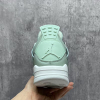 Mid Top Sneakers, Green White Colorway, Lace Up Design, Casual Gift for Sneaker Fans
