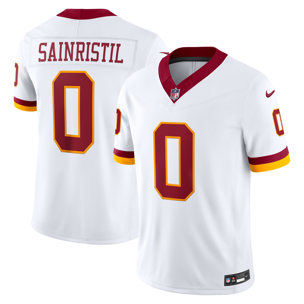 Washington Commanders Mike Sainristil White Stitched Limited Jersey