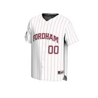 Fordham Rams Lightweight Collegiate Baseball NIL Pick-A-Player Fashion Jersey - White