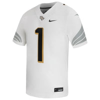#1 UCF Knights Away Game Football Jersey - White