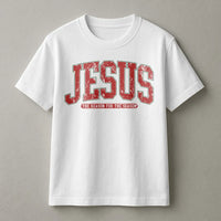 Vintage Christian Christmas Shirt, Jesus the Reason for the Season T-Shirt, Distressed Religious Graphic Tee, Faith Holiday Present T-Shirt