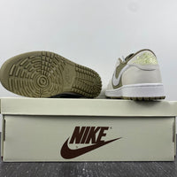 Low Top Golf Shoes, White Black Green Colorway, Reverse Hook Design, Lace Up Design, Casual Gift for Shoe Lovers