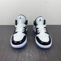 Low Top Sneakers, White Black Colorway, Lace Up Design, Casual Gift for Sneaker Fans
