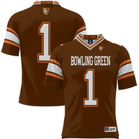 #1 Bowling Green St. Falcons Endzone Football Jersey - Brown