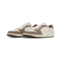 Low Top Sneakers, Brown Cream Colorway, Lace Up Design, Casual Gift for Sneaker Fans