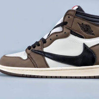 Sneakers, Brown White Black Colorway, Reverse Hook Design, Lace Up Design, Casual Gift for Sneaker Fans