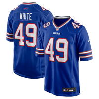 Buffalo Bills DaShaun White Royal Team Game Jersey