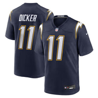 Los Angeles Chargers Cameron Dicker Navy Alternate Game Jersey