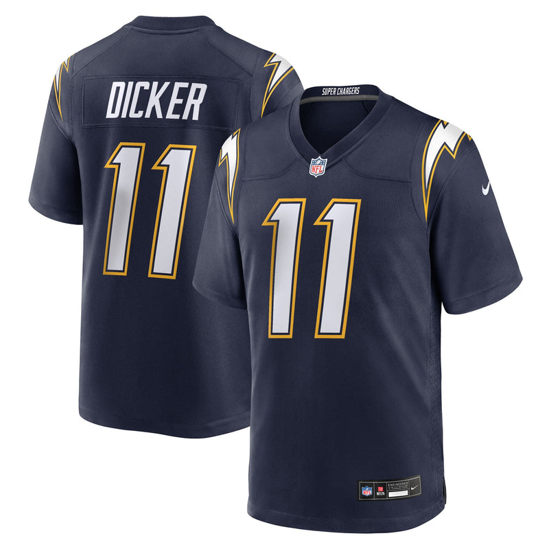 Los Angeles Chargers Cameron Dicker Navy Alternate Game Jersey