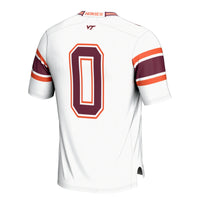 #0 Virginia Tech Hokies Football Jersey - White