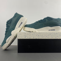 Low Top Sneakers, Army Green White Colorway, Lace Up Design, Casual Gift for Sneaker Fans