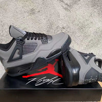 Mid Top Sneakers, Black Gray Colorway, Lace Up Design, Casual Gift for Sneaker Fans