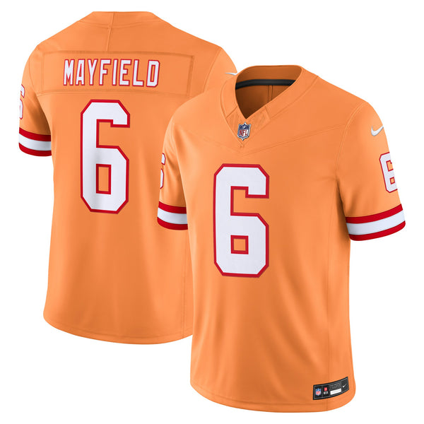 Tampa Bay Buccaneers Baker Mayfield Creamsicle Alternate Stitched Limited Jersey