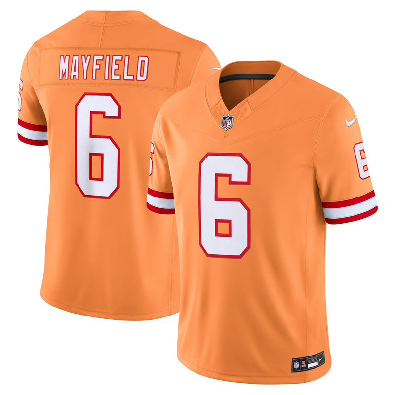Tampa Bay Buccaneers Baker Mayfield Creamsicle Alternate Stitched Limited Jersey