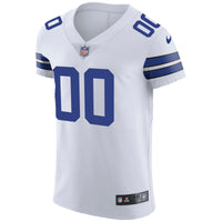 Dallas Cowboys White Custom Elite Jersey