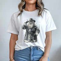 Western Santa Shirt, Cowboy Santa T-Shirt, Vintage Western Christmas Tee, Retro Cowboy Holiday Shirt, Country Christmas Graphic Tee