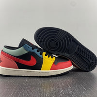 Low Top Sneakers, Multicolor Colorway, Lace Up Design, Casual Gift for Sneaker Fans