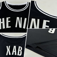Custom Basketball Jersey - Black White Authentic Throwback