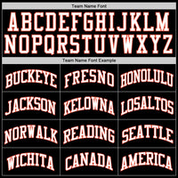 Custom Basketball Jersey - Black Orange-White Authentic Throwback