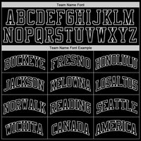 Custom Basketball Jersey - Black Black-White Authentic Throwback
